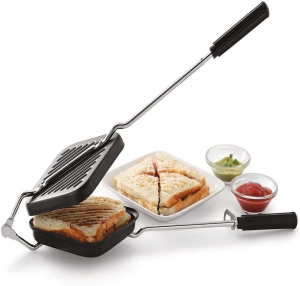 RBGIIT Grill _ A12 Super Premium Non-Stick Aluminium Grill Sandwich Toaster,Sandwich Maker,Gas Toaster,Gas Griller,Griller,Bread Griller ,Instant...