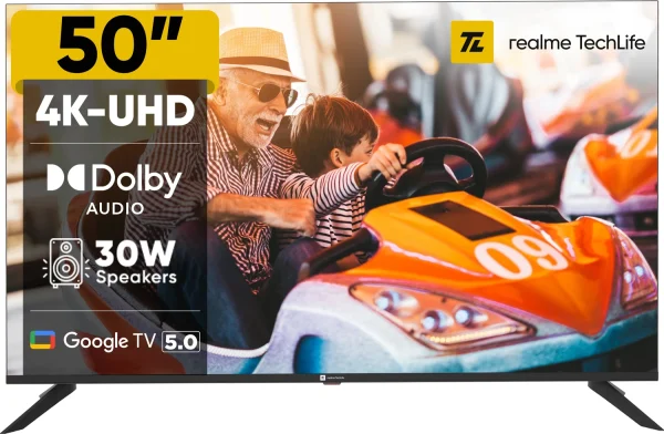 realme TechLife 126 cm (50 inch) Ultra HD (4K) LED Smart Google TV