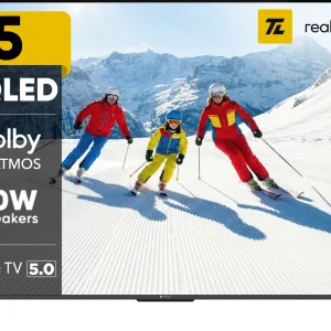 realme TechLife 215 cm (85 inch) QLED Ultra HD (4K) Smart Google TV 2026 Edition with 5.0 OS, Dolby Audio, and 30 W downfiring speaker