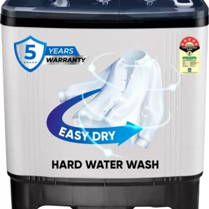 realme TechLife 7 kg 5 Star rating Semi Automatic Top Load Washing Machine White, Black