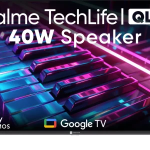 realme TechLife CineSonic Q 109 cm (43 inch) QLED Ultra HD (4K) Smart Google TV