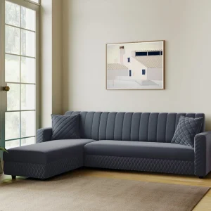 RM HOME Oliver LHS Fabric 6 Seater Sofa