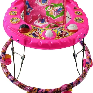 SALEGROW Activity Walker foldable (PINK) Plastic Chair