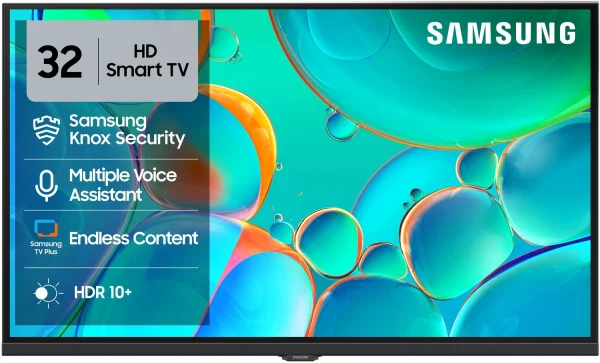 Samsung 80 cm (32 inch) HD Ready LED Smart Tizen TV with Voice Assistance Remote Control | 100+ Free Channels | HDR 10+ Support | PurColor |...