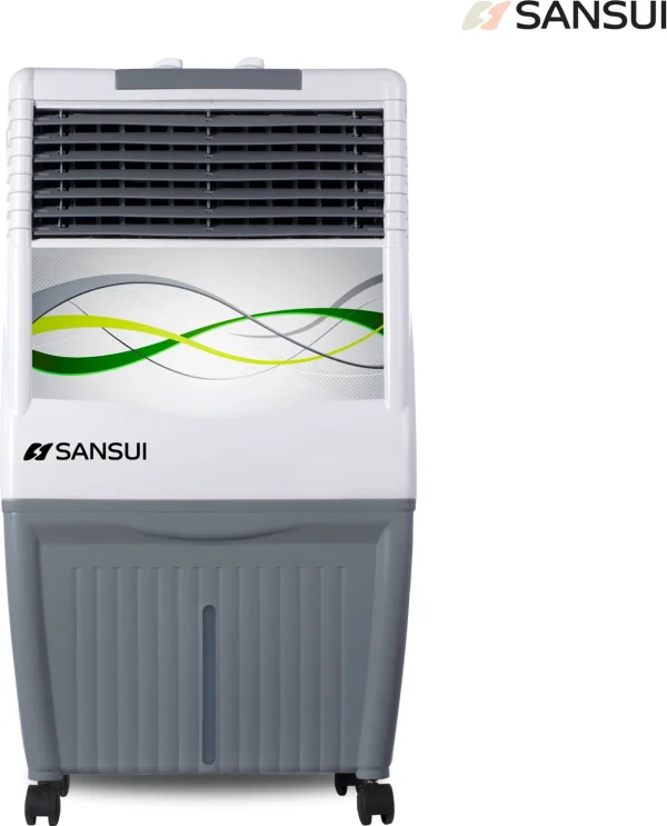 Sansui 35 L Room/Personal Air Cooler 4-Way Air Deflection, Space Saver Design