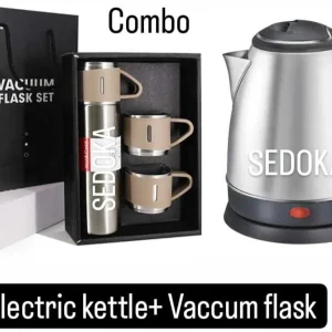 Sedoka Combo of Electric Kettle & Steel Thermo Vaccum Flask Set (Insulated,500ML)TM-5 Electric Kettle Price in India – Buy Sedoka Combo of Electric…