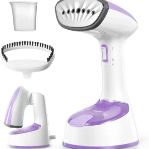 SHOPOGENIX Powerful Handheld Steamer | Easy-Use Clothes Steam Iron with Continuous Steam Handheld Fabric Steamer