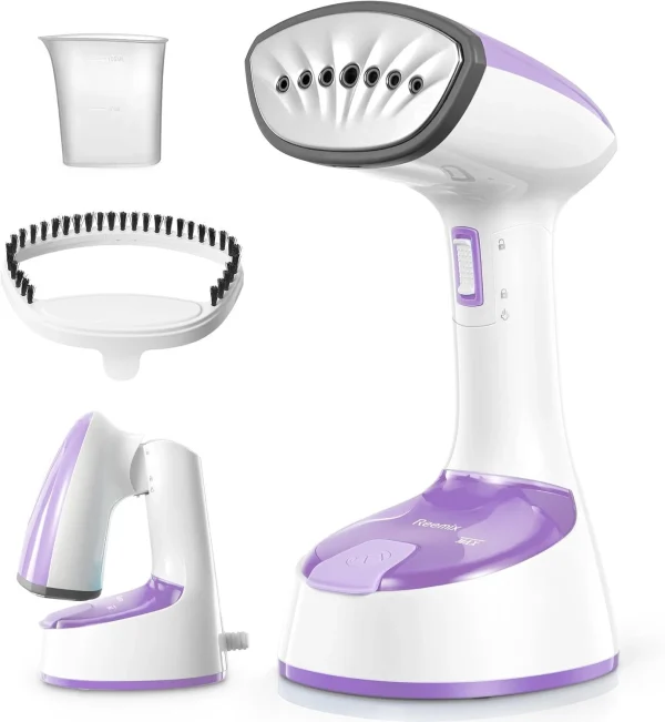 SHOPOGENIX Powerful Handheld Steamer | Easy-Use Clothes Steam Iron with Continuous Steam Handheld Fabric Steamer