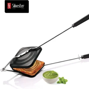 Silvester Non-Stick Sandwich Maker Regular Gas Toaster Toast Sandwich Maker