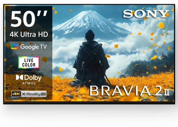 SONY BRAVIA 2 II 125.7 cm (50 inch) Ultra HD (4K) LED Smart Google TV