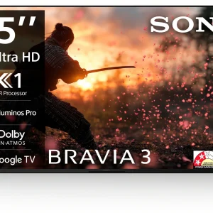 SONY Bravia 3 163.9 cm (65 inch) Ultra HD (4K) LED Smart Google TV with Dolby Vision| Dolby Atmos | Feature for Playstation 5