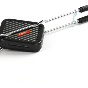 Sumeet Nonstick Grill Gas Toaster, 14cm, Black Grill Sandwich Maker
