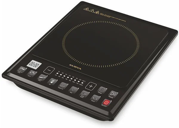 SURYA 1600 W Induction Cooktop Push Button