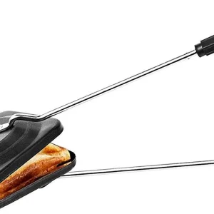 Tannu Craft Sandwich Gas Toaster Regular (Black) Gas stove sandwich maker Toast Sandwich Maker
