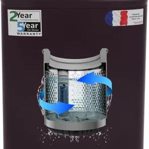 Thomson 8.5 kg PureWash Toughened Glass Lid with Stainless Steel Drum, Magic Filter and Multiple Wash Programs Fully Automatic Top Load Washing…