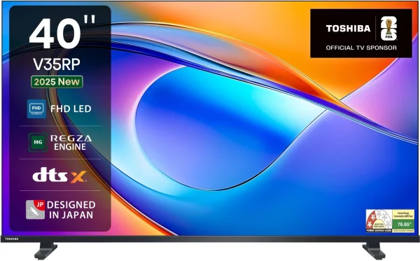 TOSHIBA 40V35RP 100 cm (40 inch) Full HD LED Smart VIDAA TV with Dolby Audio| Dts X| REGZA Engine