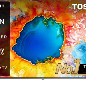 TOSHIBA C450NP 215 cm (85 inch) QLED Ultra HD (4K) Smart Google TV with Dolby Vision Atmos and REGZA Engine ZR