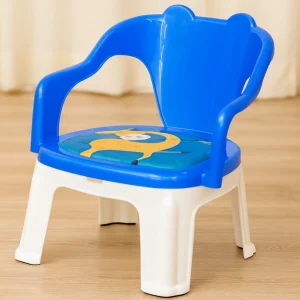 Toyify Kids chair |feeding, bathing & play | for 1 – 4 years old with cushion seating Plastic Chair