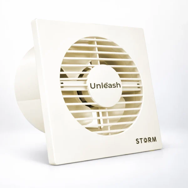unleash Storm 8 inch (200 mm) Exhaust Fan with 100% Copper Motor For Kitchen & Bathroom 200 mm Exhaust Fan