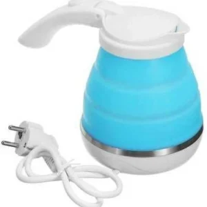 UPROKT Kettle Silicone Collapsible Tea Kettle Lightweight Kettle Portable Silica Gel Kettle Business Trip Electric Kettle, 600 ml Travel Foldable…