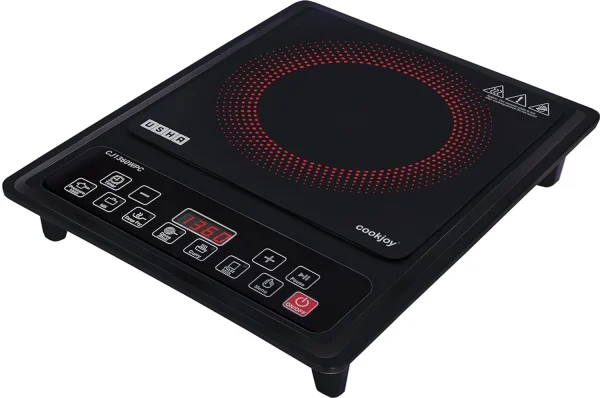 USHA 1360 W Induction Cooktop Push Button