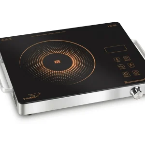 V-Guard 2000 W Infrared Cooktop Touch Panel, Jog Dial