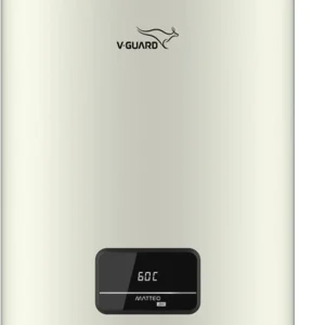 V-Guard Matteo DG 25 L Storage Water Geyser Digital Display | BEE 5 Star Rating | Advanced 4 Layer Safety | Suitable for Hard Water
