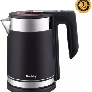 Vandelay Electric Kettle (1.7L) – Double Wall, Cool Touch Kettle with Dry-Boil Protection Electric Kettle Price in India – Buy Vandelay Electric…