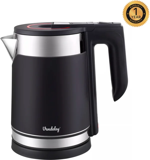 Vandelay Electric Kettle (1.7L) - Double Wall, Cool Touch Kettle with Dry-Boil Protection Electric Kettle Price in India - Buy Vandelay Electric...
