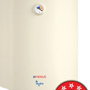 Venus Audra 25AV 25-Litre (Ivory) Water Heater, Porcelain Enamelled Glass Lined Tank , BEE Star Rating – 5 Stars:ISI, Free Flexible Hose 25 L…