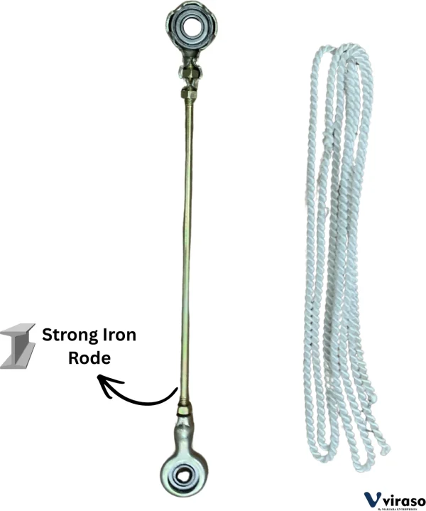 viraso Domestic Sewing Machine Iron Rod | Smooth Motion Barring Rod with Belt Manual Sewing Machine