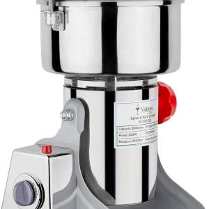 Vishvas Oil Maker VI-500(B) 500g Dry Masala & Spices Heavy Duty Stainless Steel Grinder Machine 220 W Food Processor