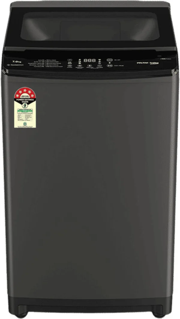 Voltas Beko 7 kg Fully Automatic Top Load Washing Machine Grey