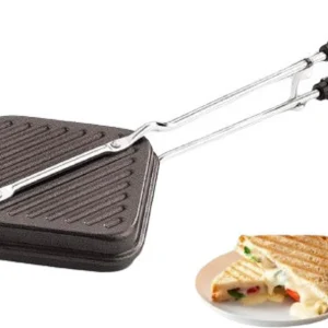 voltmeal Nonstick Grill Sandwich Toaster Pizza Pan, Grill, Toast
