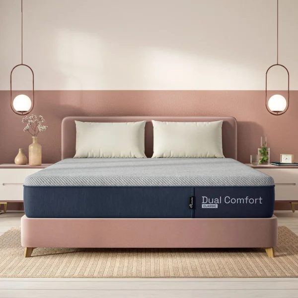 Wakefit Dual Comfort - Reversible Hard & Soft 4 inch Single High Resilience (HR) Foam Mattress