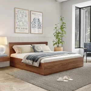 Wakefit Taurus Engineered Wood Queen Box Bed, 156.9 cm x 209.7 cm (5.15 ft x 6.88 ft)