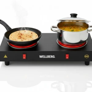 WELLBERG 2000 W Radiant Cooktop Push Button