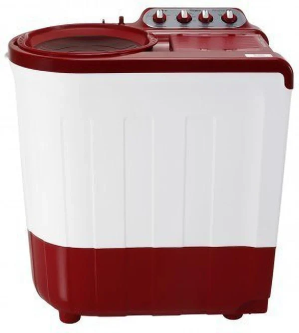 Whirlpool 8 kg 5 Star, Supersoak Technology Semi Automatic Top Load Washing Machine Red