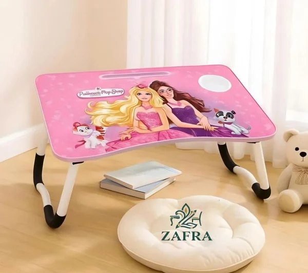 ZAFRA BARBIE#TABLE Wood Portable Laptop Table
