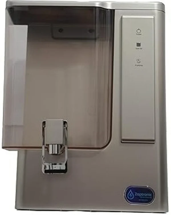 Zaptronic B-Titanium Water Purifier – 6 Stage RO Alkaline + Copper + Zinc + Ultra UV + TDS Adjuster LED Display 9 L Compact Refrigerator
