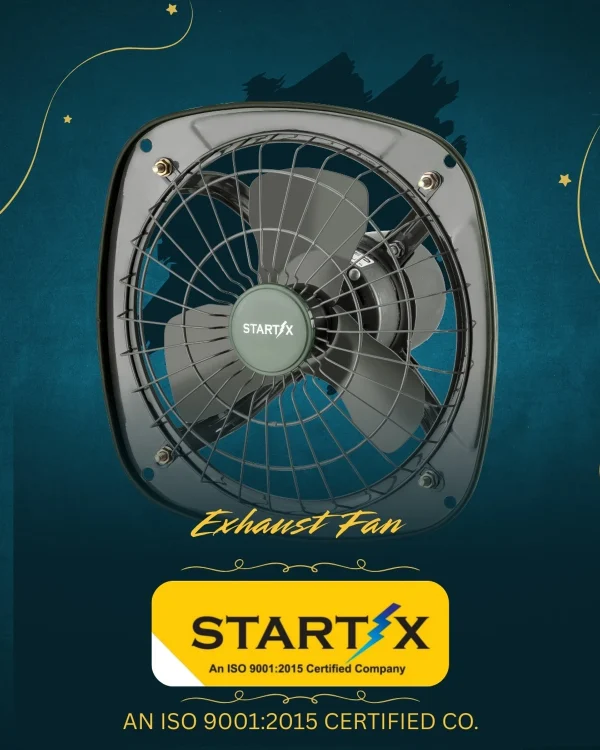 Zokasa STARTX 9 Inch Heavy Duty Copper Motor High Speed 2400 RPM 230 mm Exhaust Fan