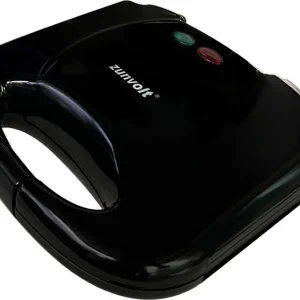 ZunVolt by ZunVolt Sandwich Maker – 750W Power, Non-Stick Plates, Adjustable Thermostat, Grill & Toast Sandwich Maker